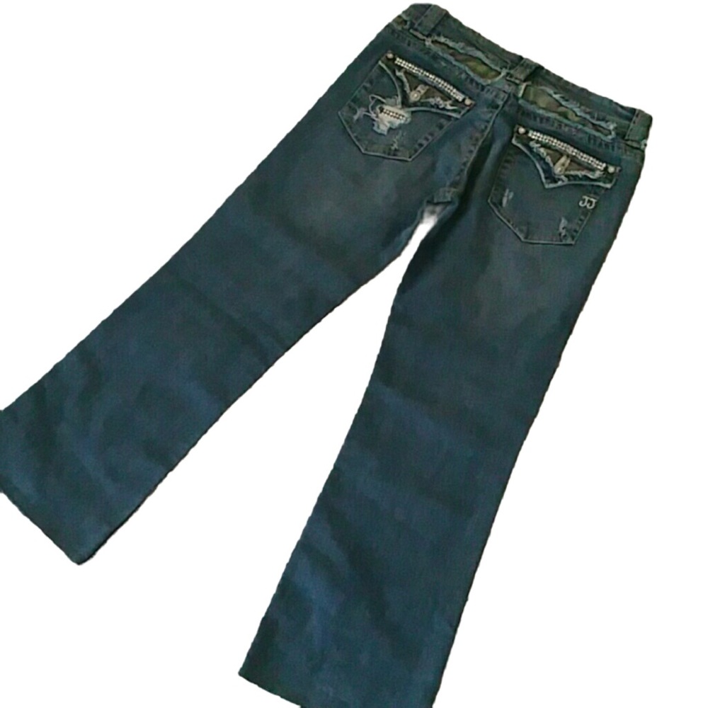 JOY DENIM SZ 13 JEANS bling Rhinestone PETITE